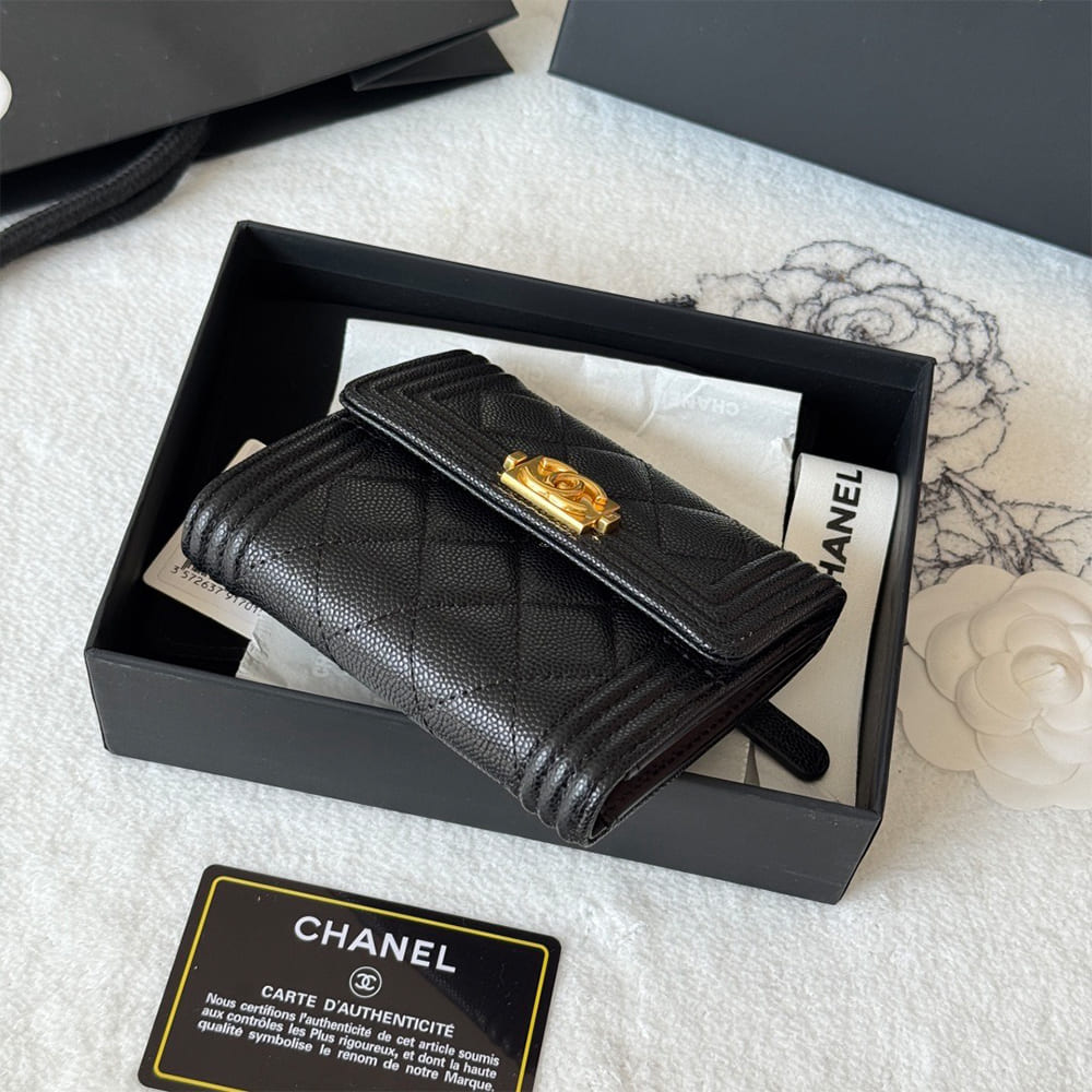 BOY Ch**el Small Flap Wallet(HIGH-END GRADE)