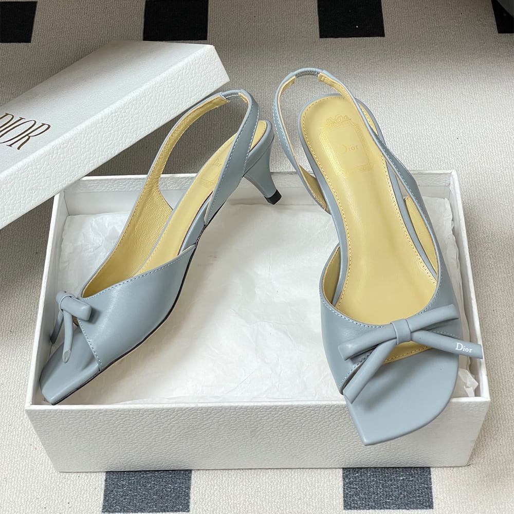 D10r Bow Heeled Slingback Sandal (EU SIZE 35-42)
