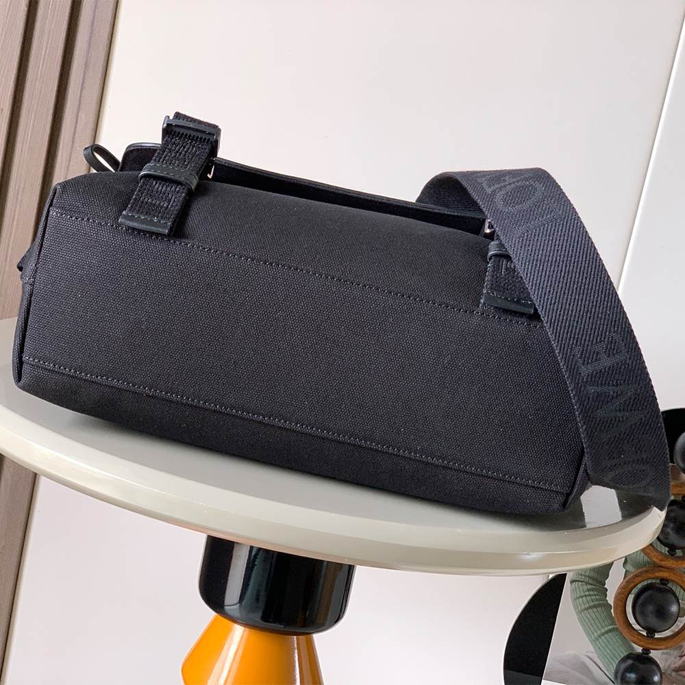 L0ew* Medium Flex messenger in canvas and suede(HIGH-END GRADE)