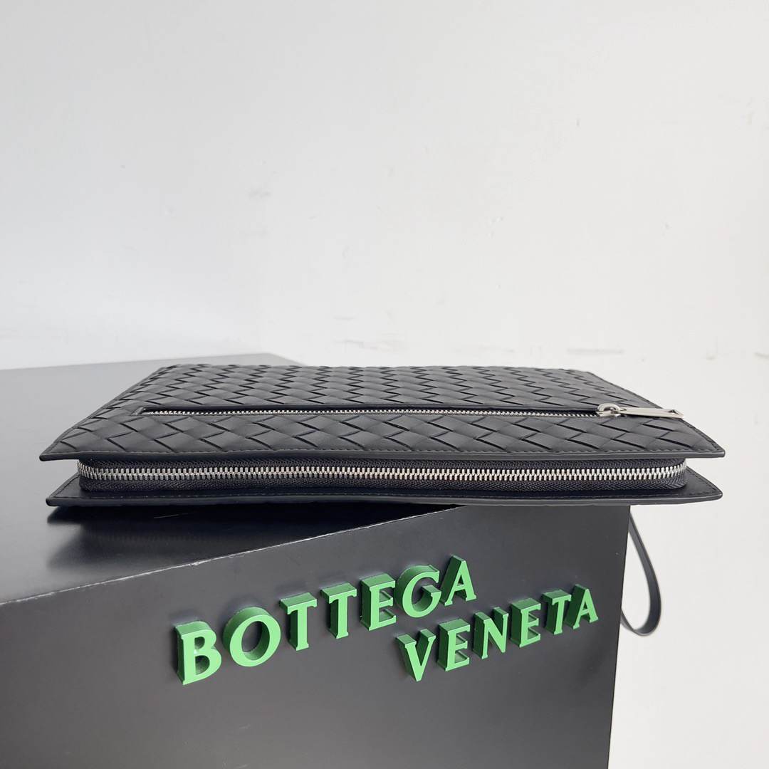 B0tt*ga Ven*ta Intrecciato Document Case With Wristlet(HIGH-END GRADE)