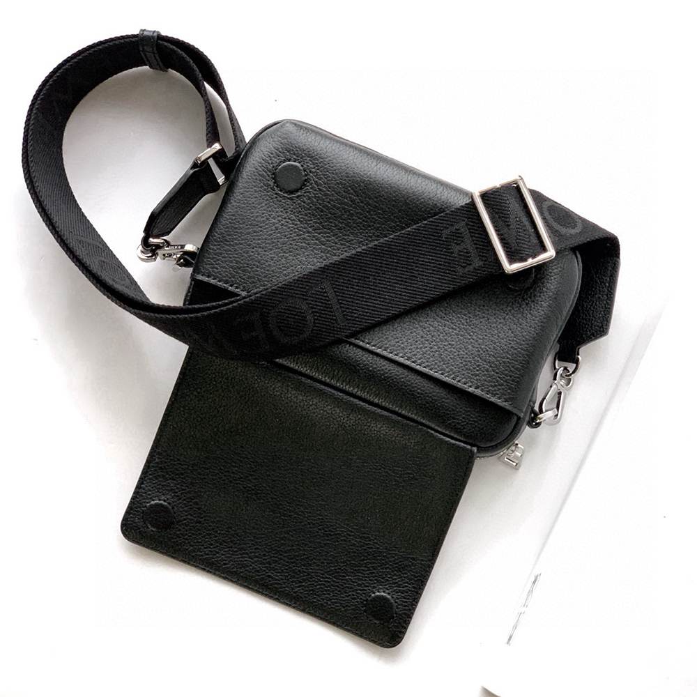 L0ew* Small Pebble messenger bag(HIGH-END GRADE)