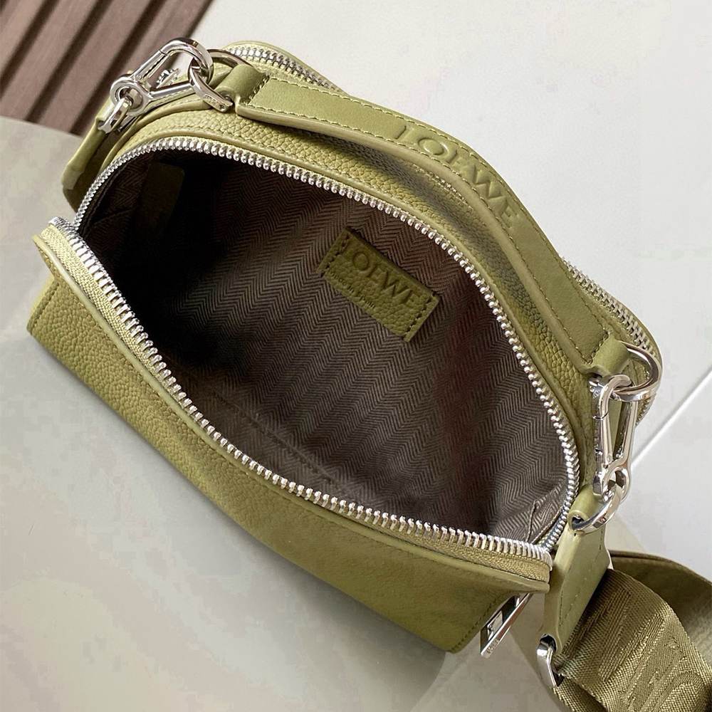 L0ew* Mini crossbody camera bag in soft grained calfskin(HIGH-END GRADE)