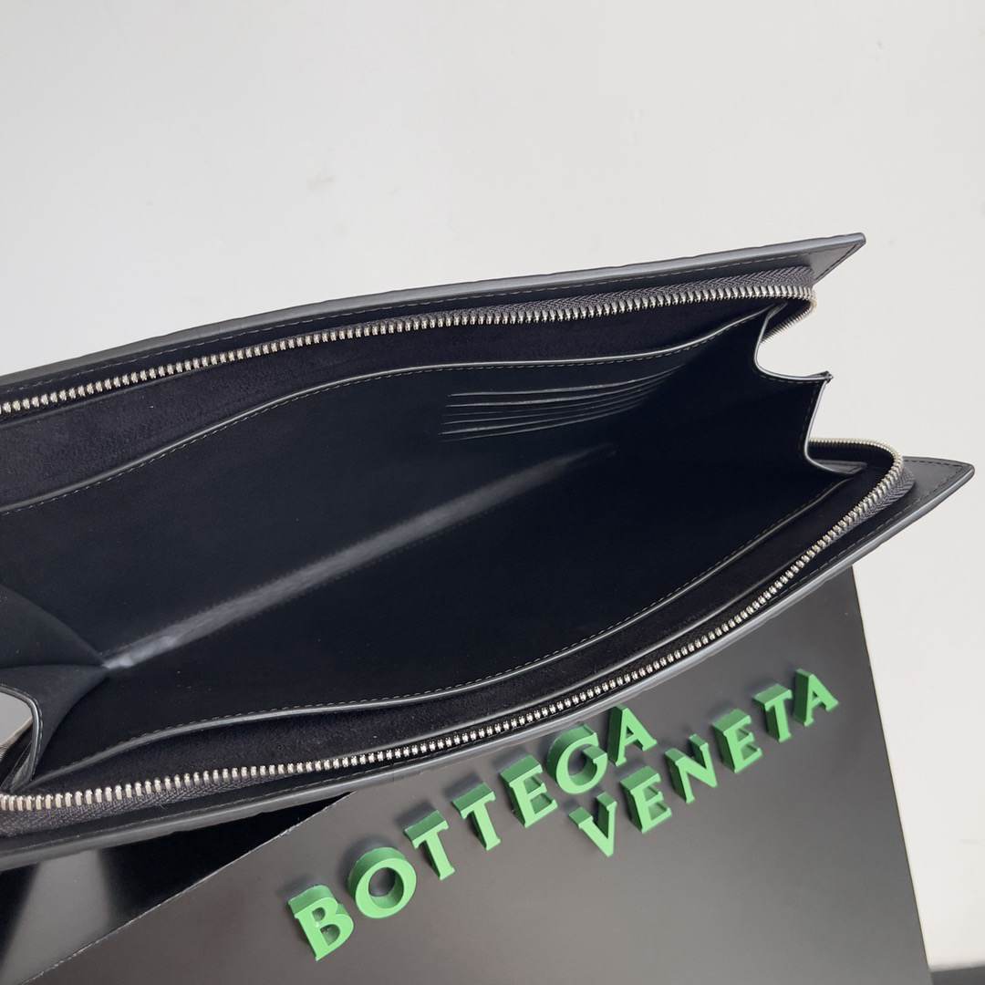B0tt*ga Ven*ta Intrecciato Document Case With Wristlet(HIGH-END GRADE)