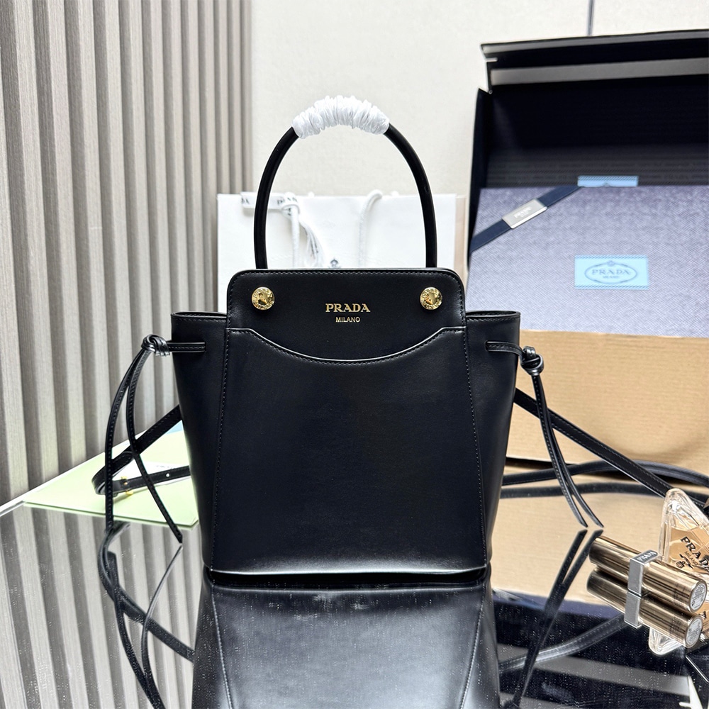 Pra*a Carry mini leather handbag(HIGH-END GRADE)