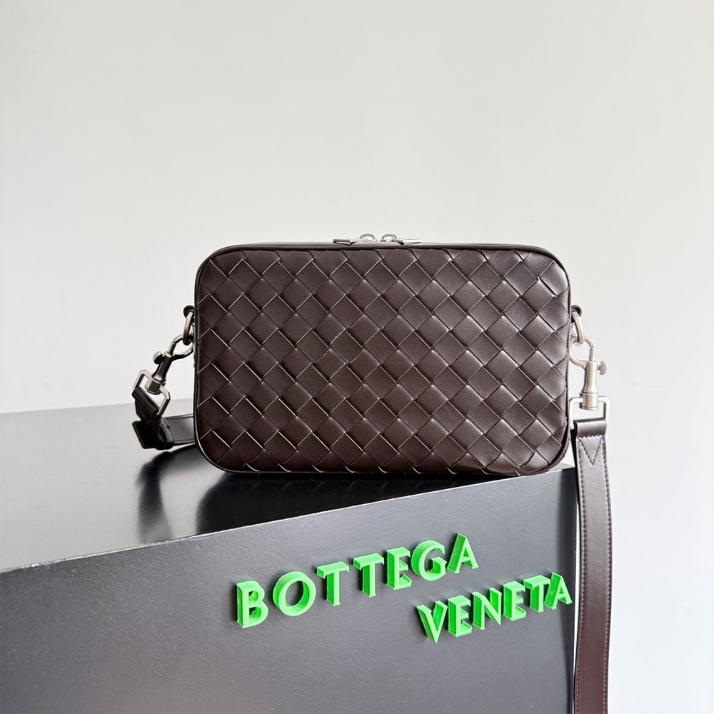 B0tt*ga Ven*ta Small Intrecciato Camera Bag(HIGH-END GRADE)