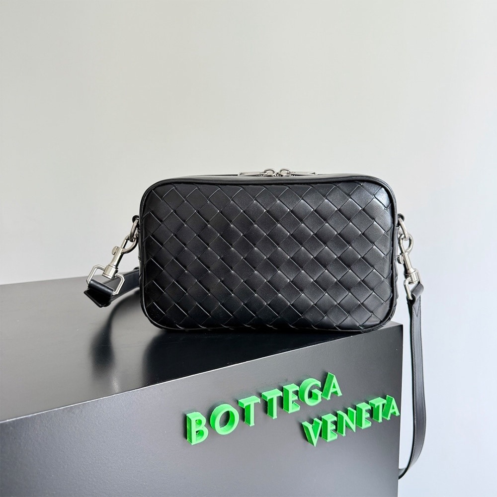 B0tt*ga Ven*ta Small Intrecciato Camera Bag(HIGH-END GRADE)