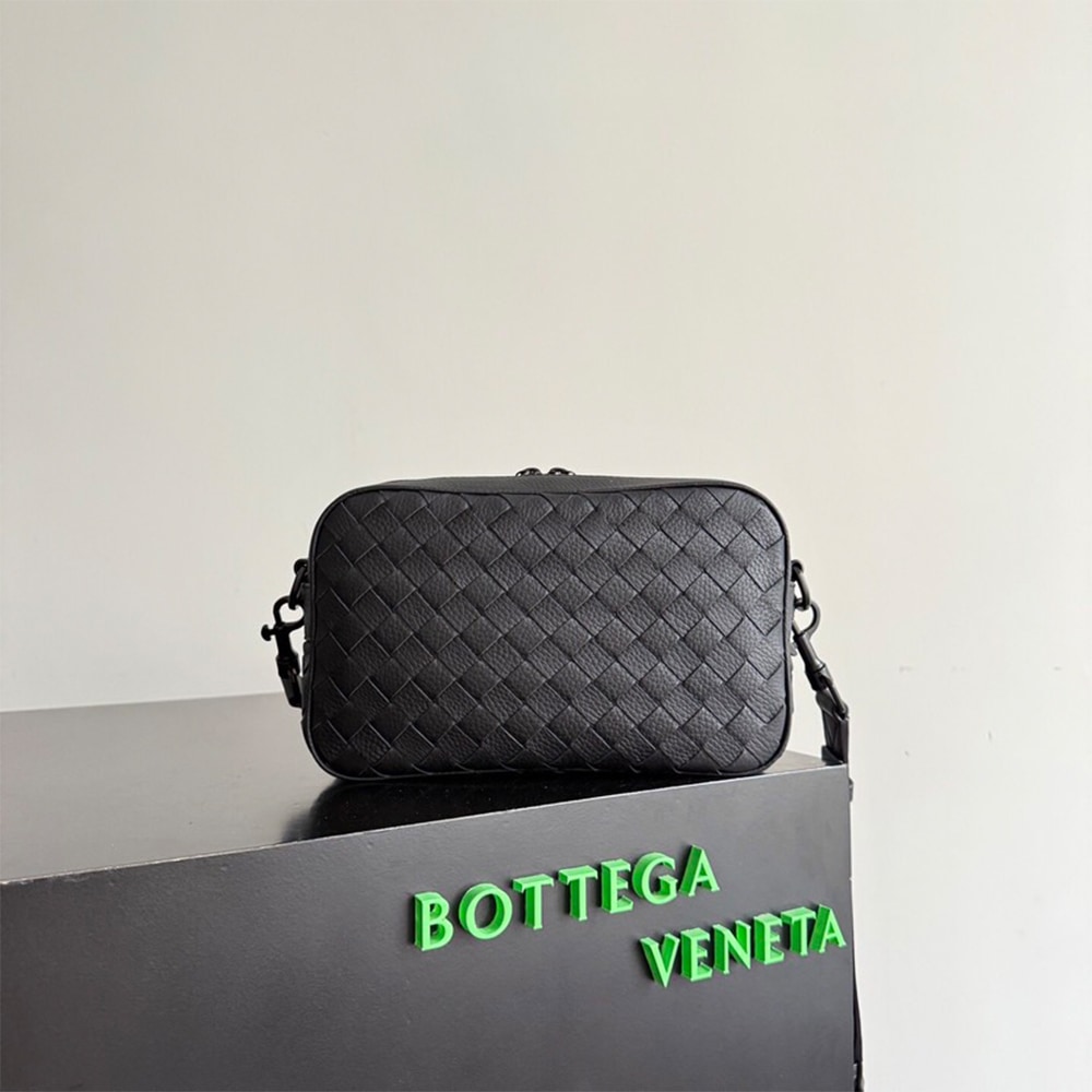B0tt*ga Ven*ta Small Intrecciato Camera Bag(HIGH-END GRADE)