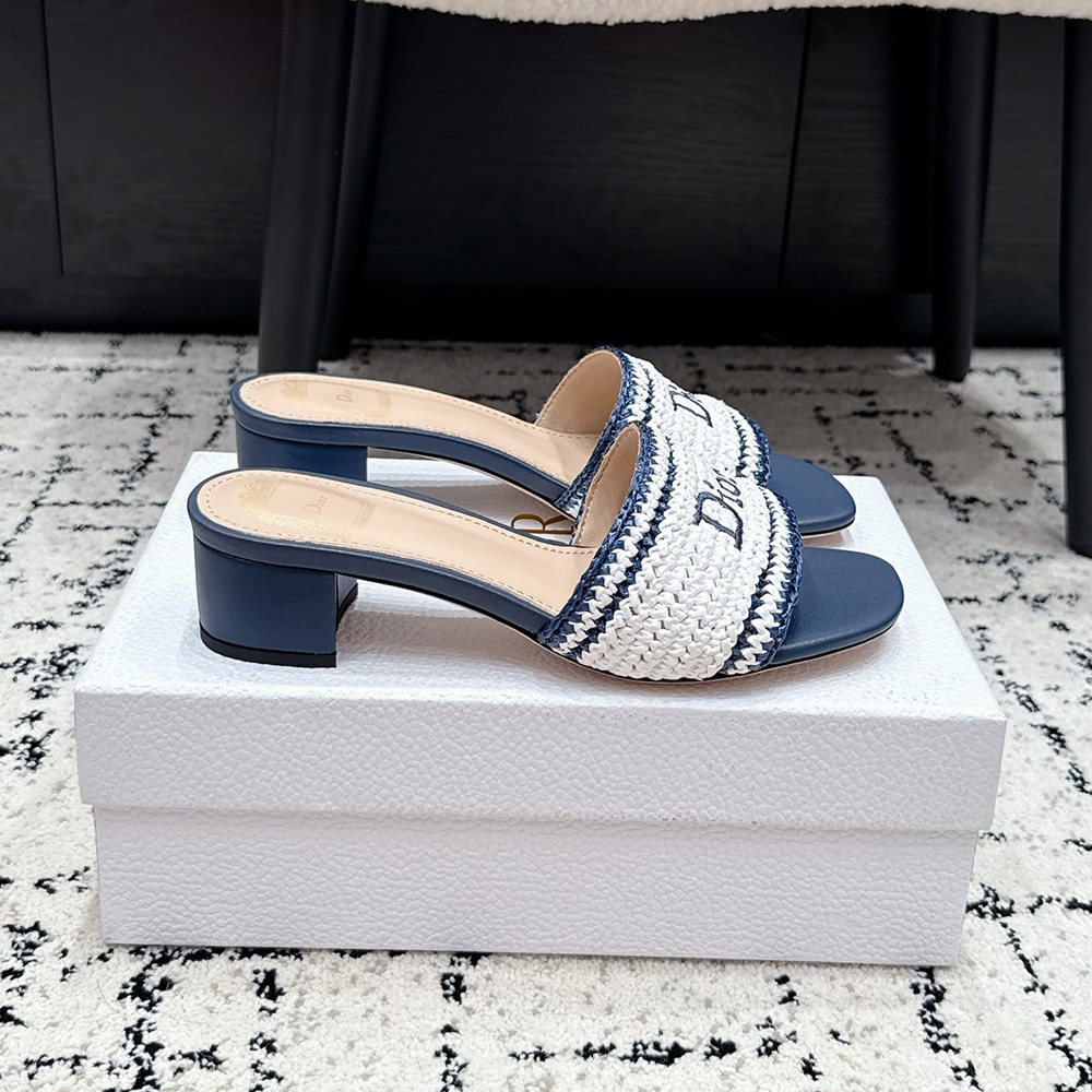 D10riviera D10r Woven Heeled Slide (EU SIZE 35-42)