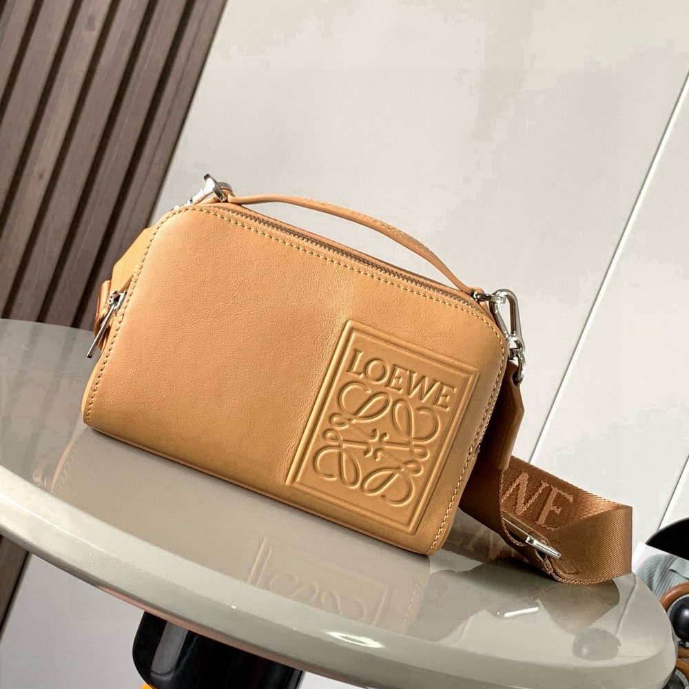 L0ew* Mini crossbody camera bag in satin calfskin (HIGH-END GRADE)