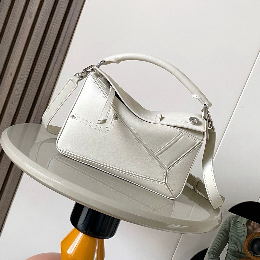 L0ew* Panta small Puzzle bag in shiny calfskin (HIGH-END GRADE)