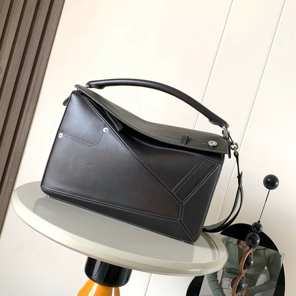 L0ew* Panta large Puzzle bag in shiny calfskin (HIGH-END GRADE)