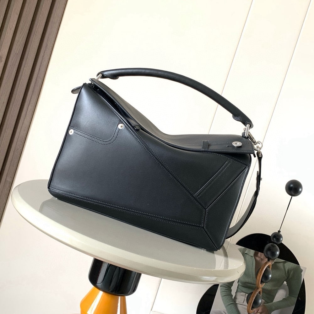 L0ew* Panta large Puzzle bag in shiny calfskin (HIGH-END GRADE)