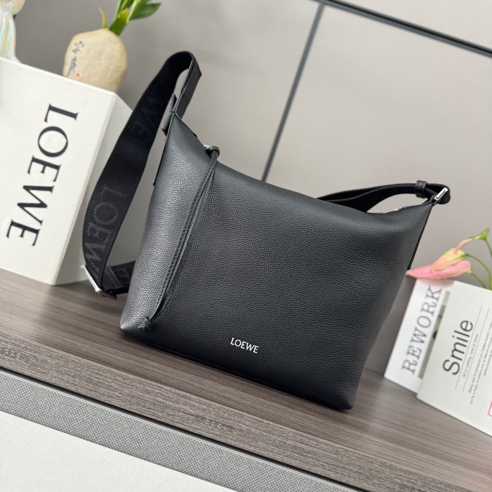 L0ew* Small Cubi crossbody bag in S*pple grained calfskin (HIGH-END GRADE)