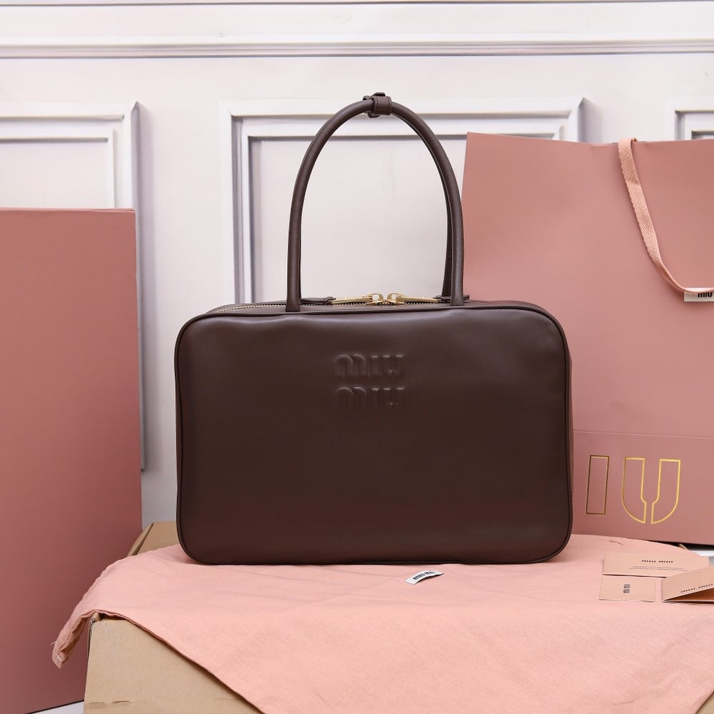 M1um1u Beau leather bag(HIGH-END GRADE)