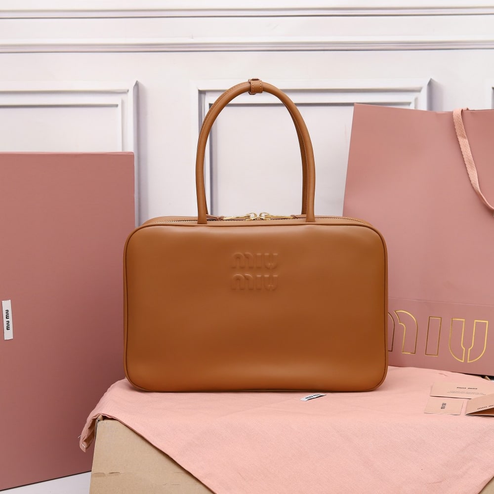 M1um1u Beau leather bag(HIGH-END GRADE)
