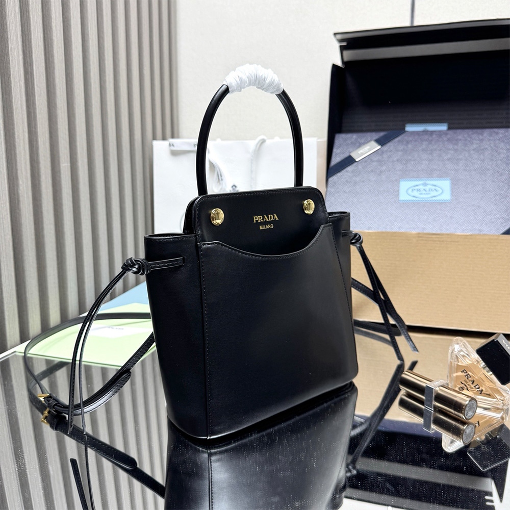 Pra*a Carry mini leather handbag(HIGH-END GRADE)