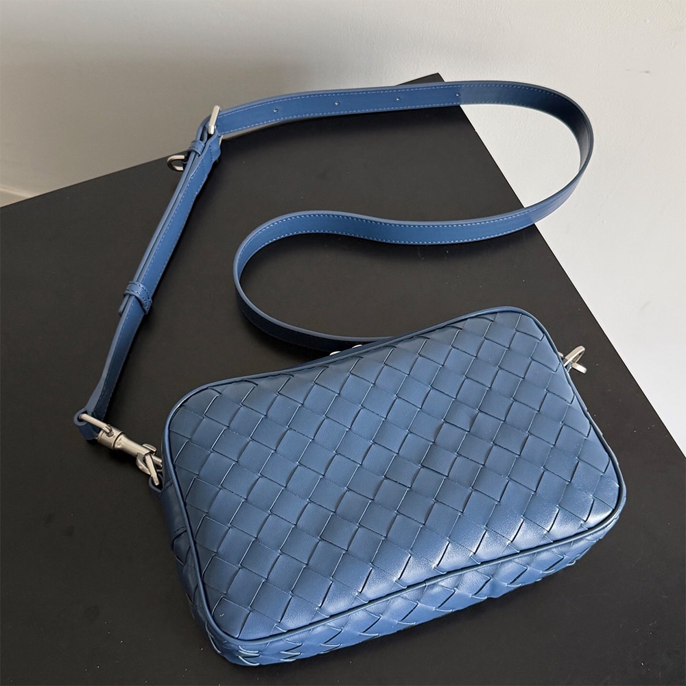 B0tt*ga Ven*ta Small Intrecciato Camera Bag(HIGH-END GRADE)