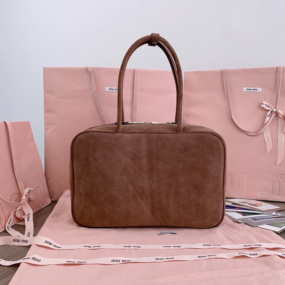 M1um1u Suede Beau bag(HIGH-END GRADE)