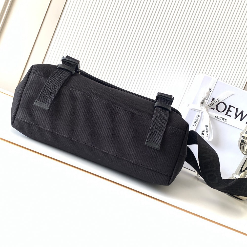 L0ew* Medium Flex messenger in canvas and suede (HIGH-END GRADE)
