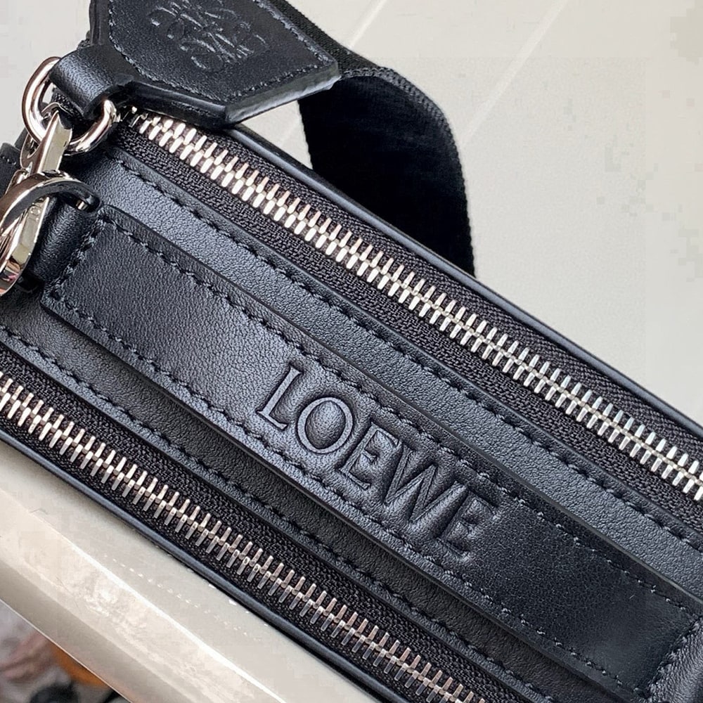 L0ew* Mini crossbody camera bag in satin calfskin (HIGH-END GRADE)