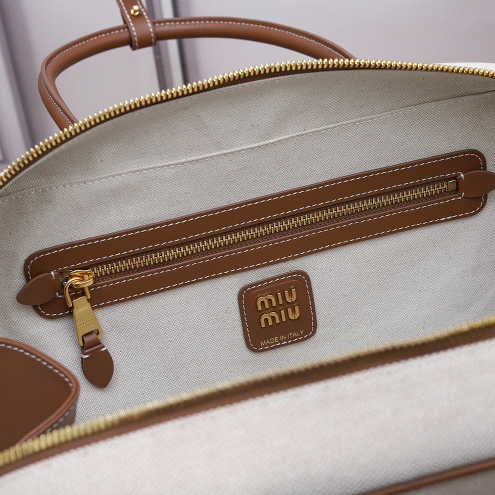 M1um1u Beau Canvas and Leather(HIGH-END GRADE)