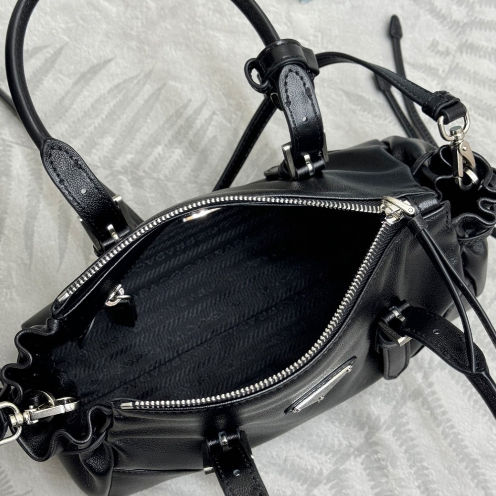 Pra*a Bonnie small leather bag(HIGH-END GRADE)