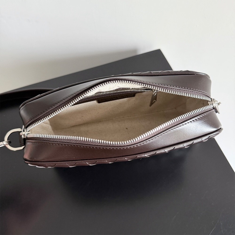 B0tt*ga Ven*ta Small Intrecciato Camera Bag(HIGH-END GRADE)