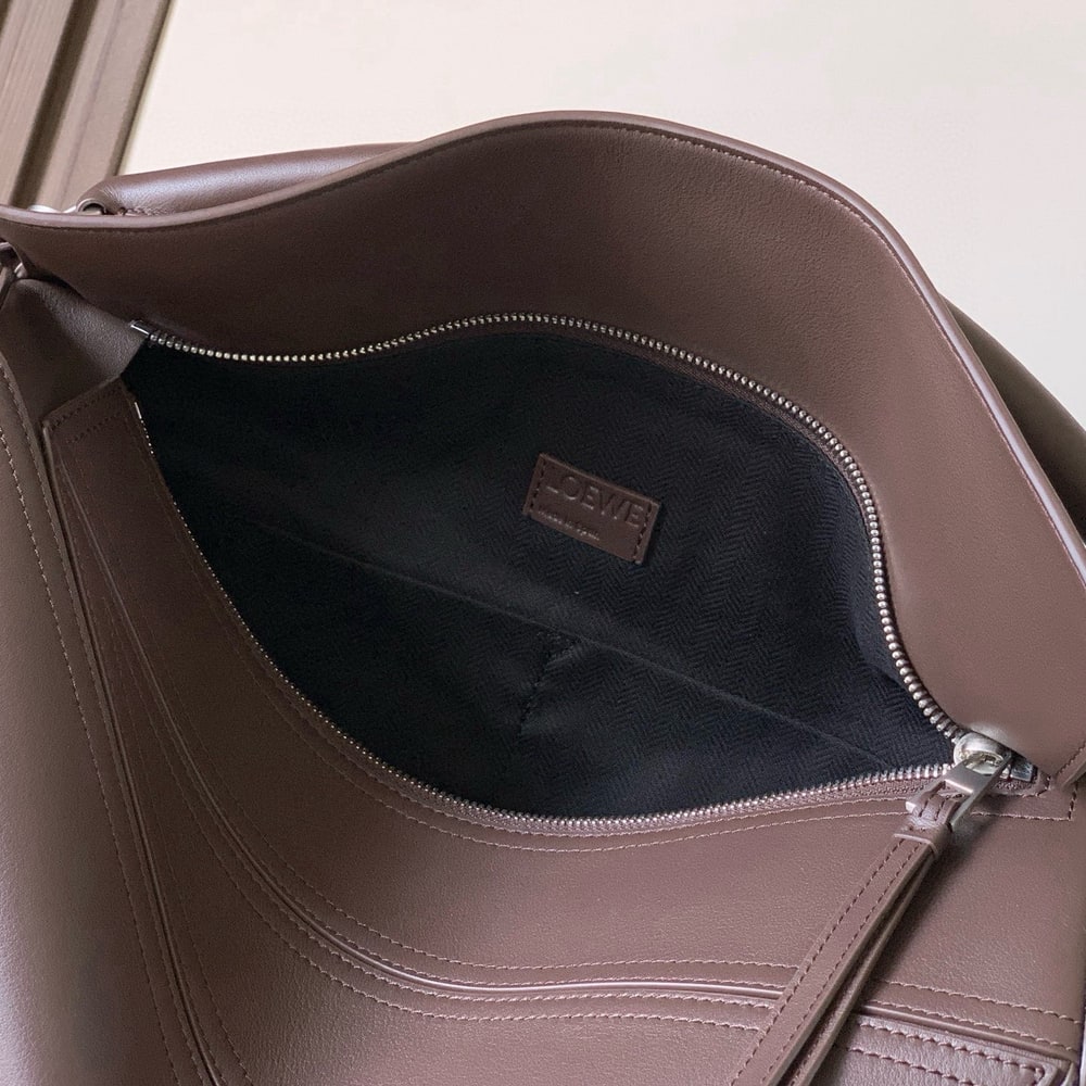 L0ew* Large Puzzle Biker bag in shiny calfskin (HIGH-END GRADE)