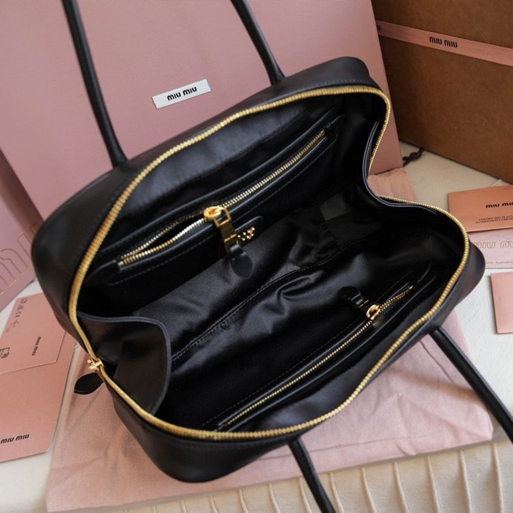 M1um1u Medium Beau leather top-handle bag(HIGH-END GRADE)
