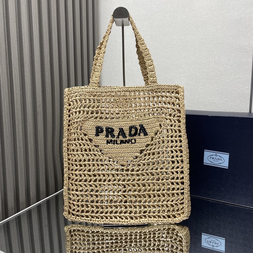 Pra*a Crochet tote bag(HIGH-END GRADE)