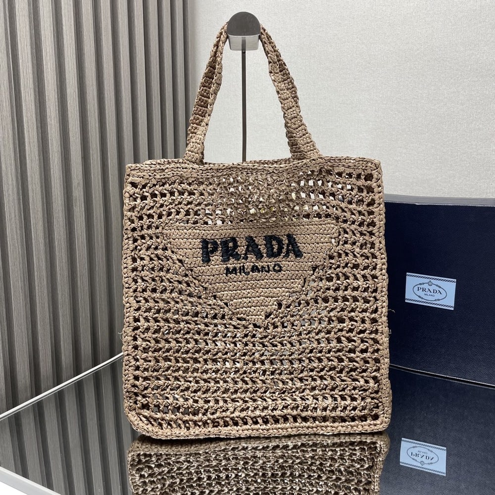 Pra*a Crochet tote bag(HIGH-END GRADE)