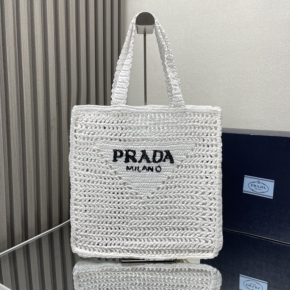 Pra*a Crochet tote bag(HIGH-END GRADE)