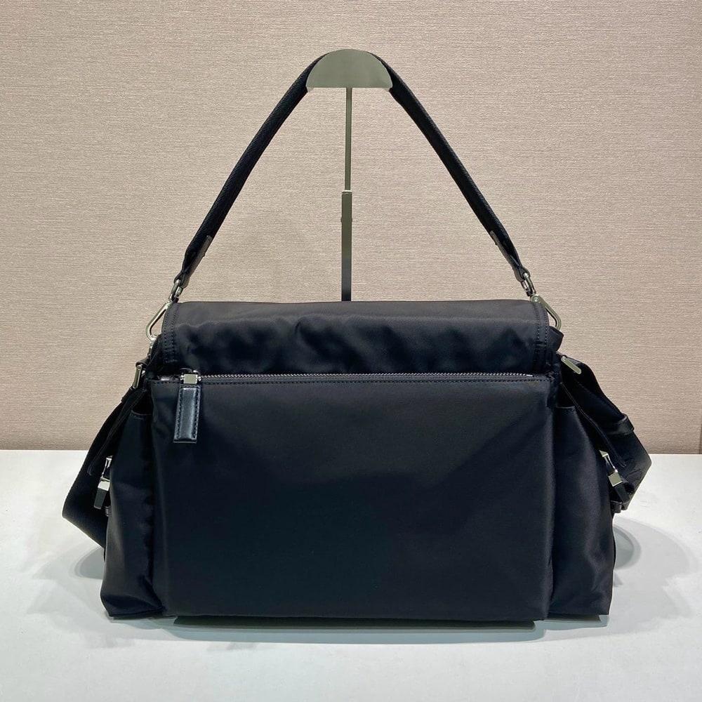 Pra*a Explore Re-Nylon and leather bag(HIGH-END GRADE)