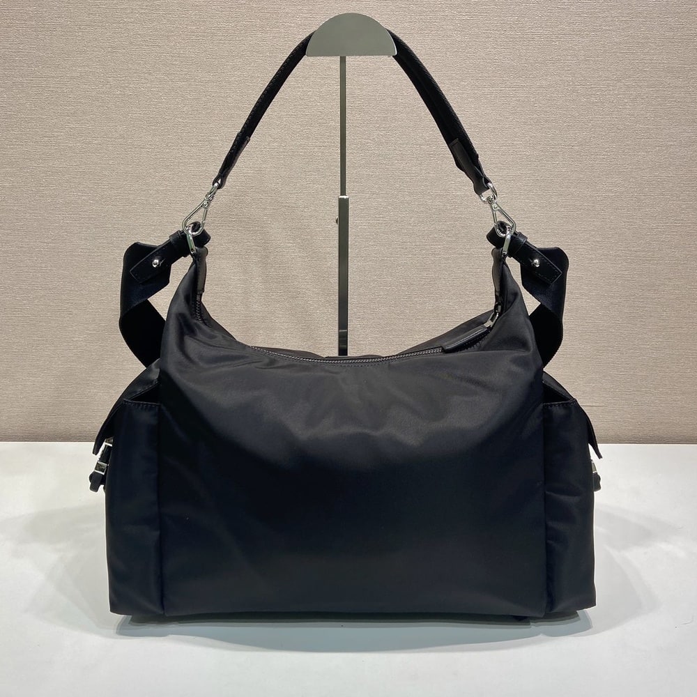 Pra*a Explore Re-Nylon and leather bag(HIGH-END GRADE)