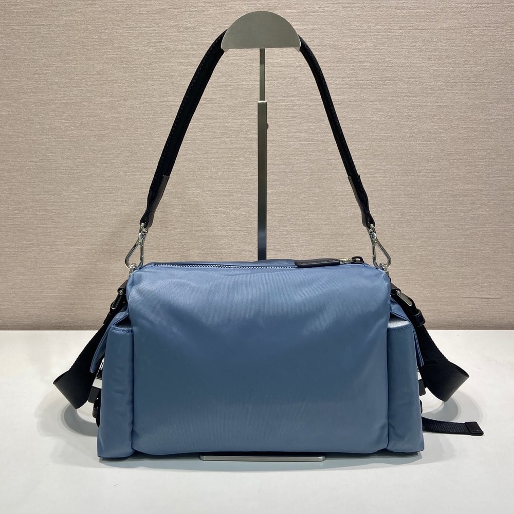 Pra*a Explore Re-Nylon and leather bag(HIGH-END GRADE)