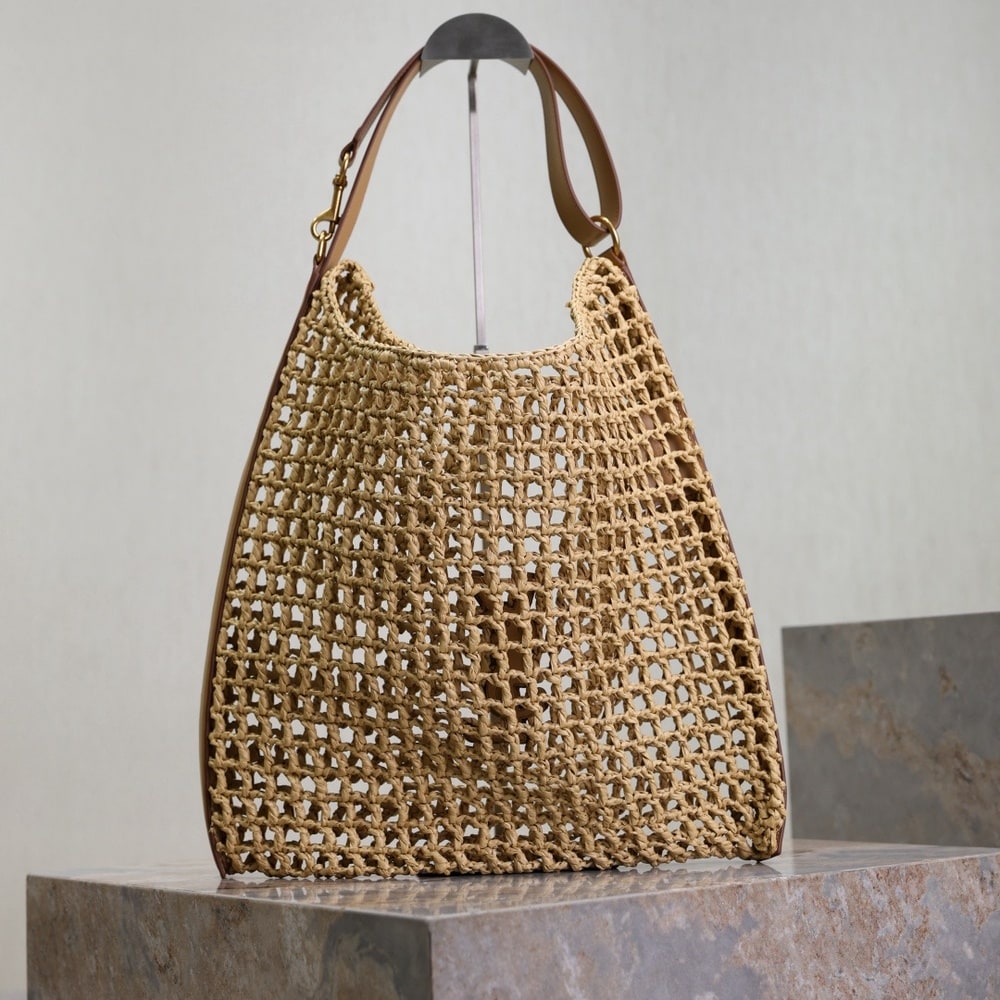 Y51 Oxalis bag in raffia macrame(HIGH-END GRADE)