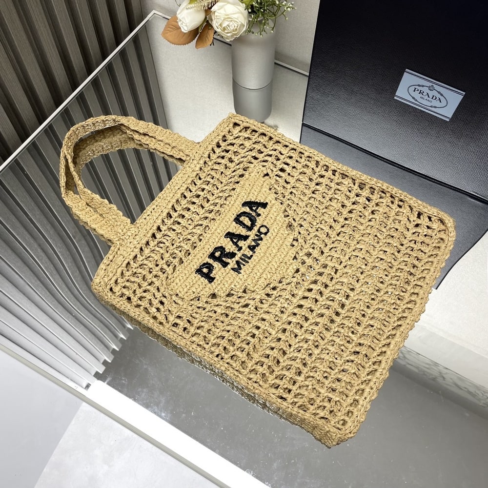 Pra*a Crochet tote bag(HIGH-END GRADE)