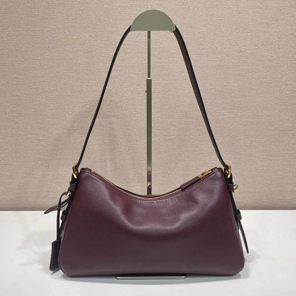 Pra*a Aimee medium leather shoulder bag(HIGH-END GRADE)