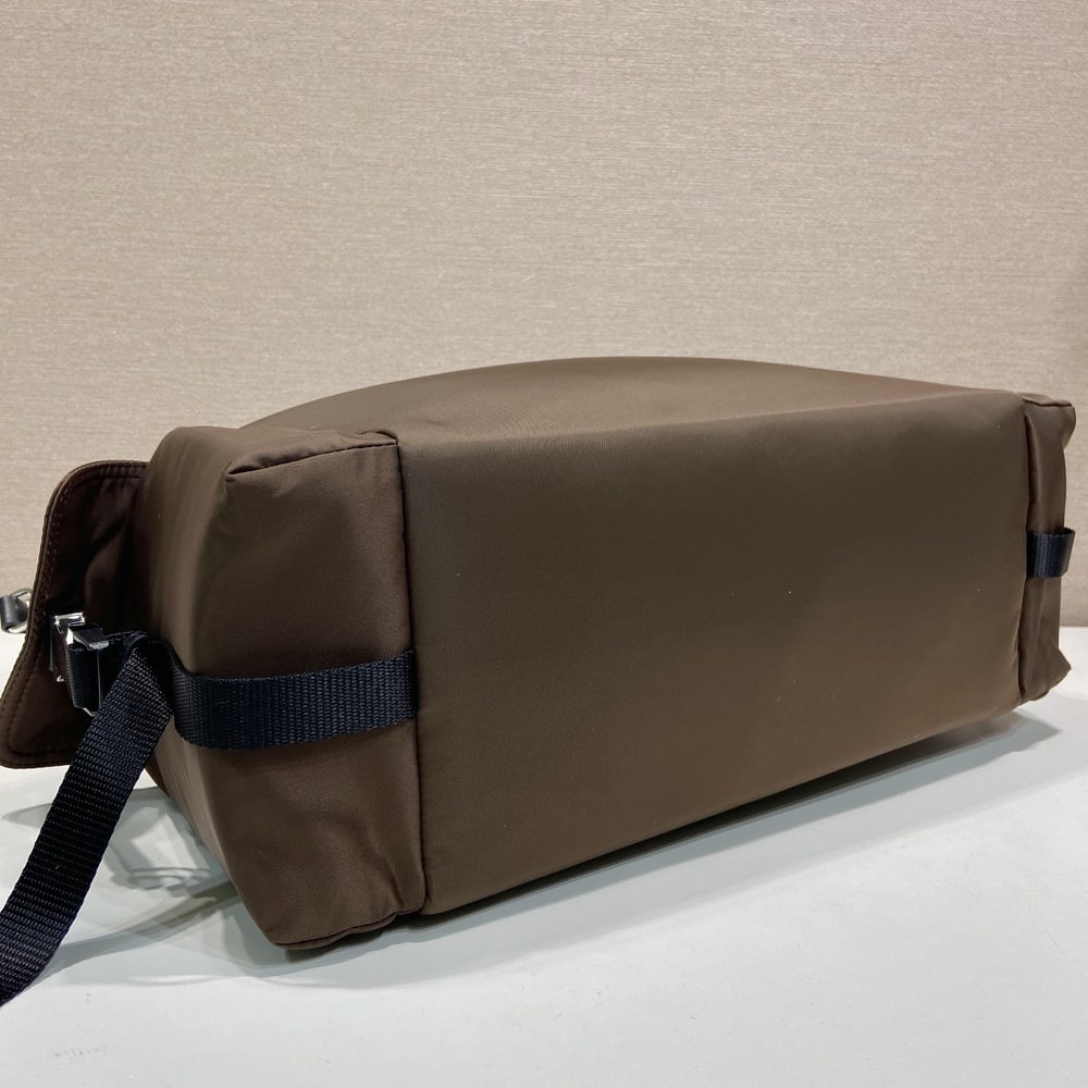 Pra*a Explore Re-Nylon and leather bag(HIGH-END GRADE)