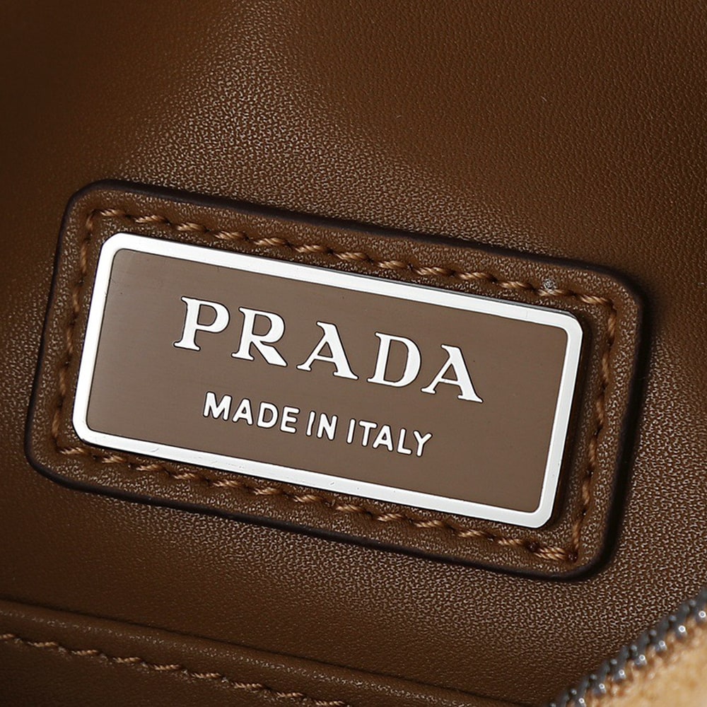 Pra*a Suede leather shoulder bag(HIGH-END GRADE)