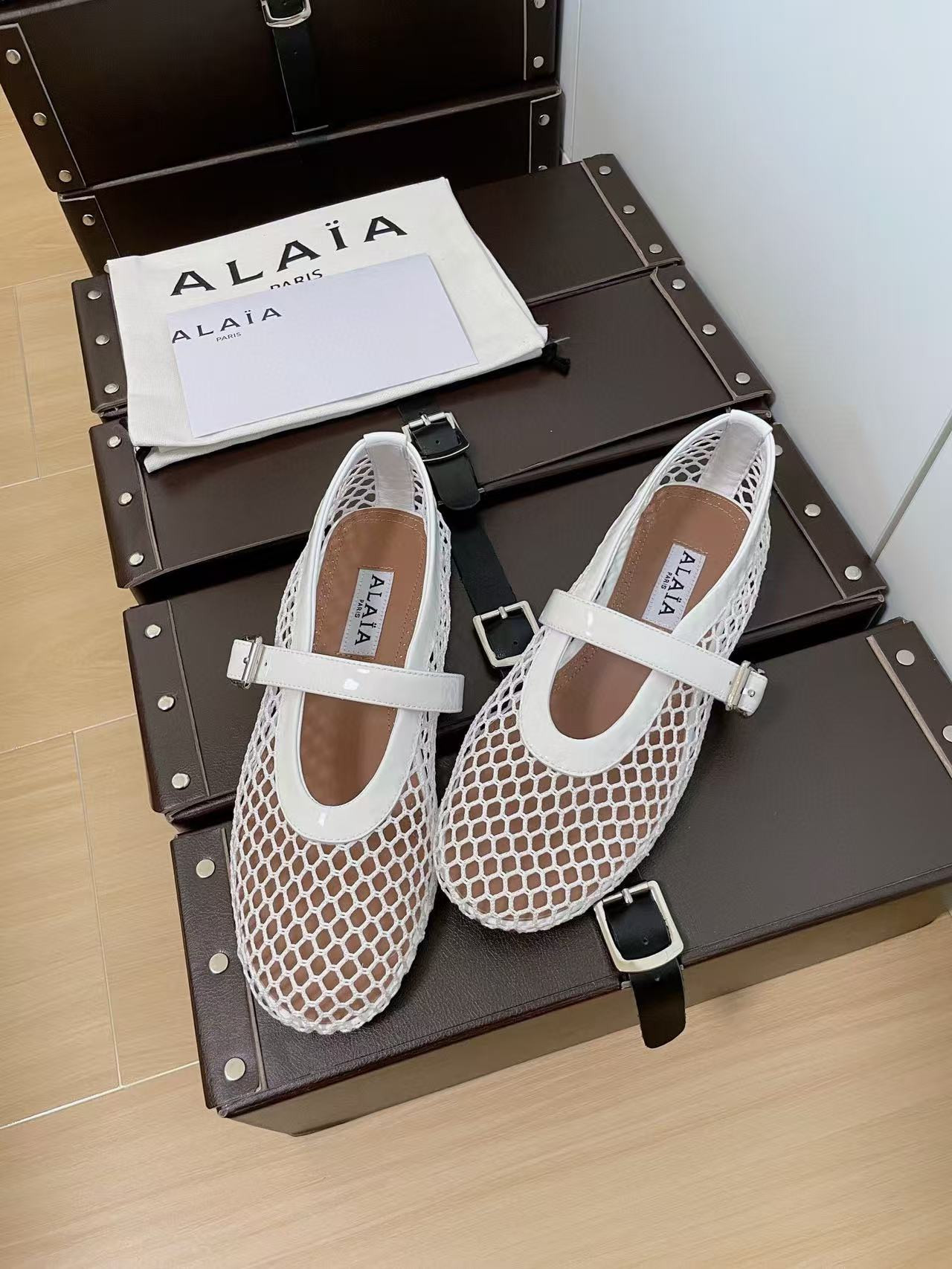 UA A1a1a BALLET FLATS IN FISHNET