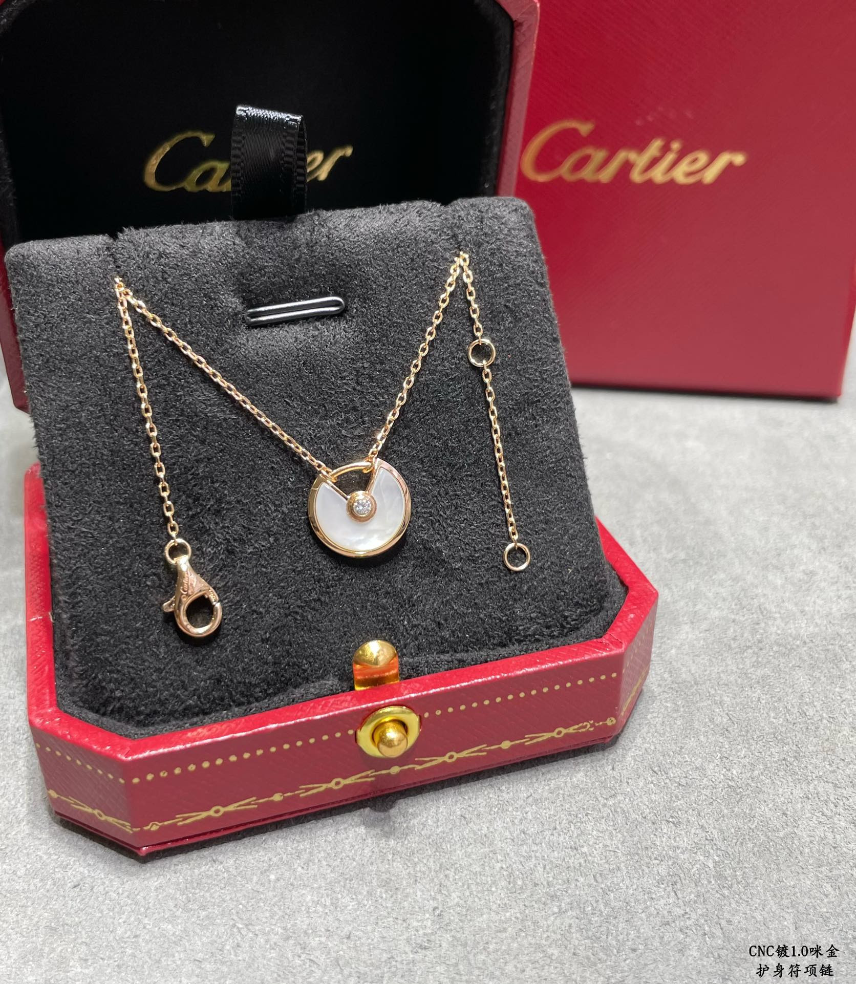 Ca*t1er Amulet Necklace