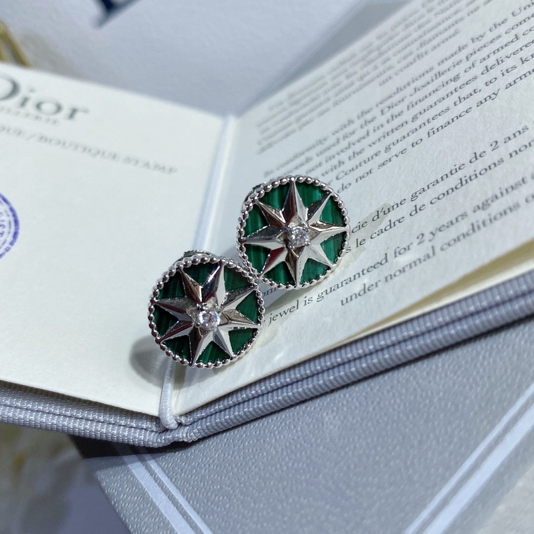 D10r compass Stud Earrings