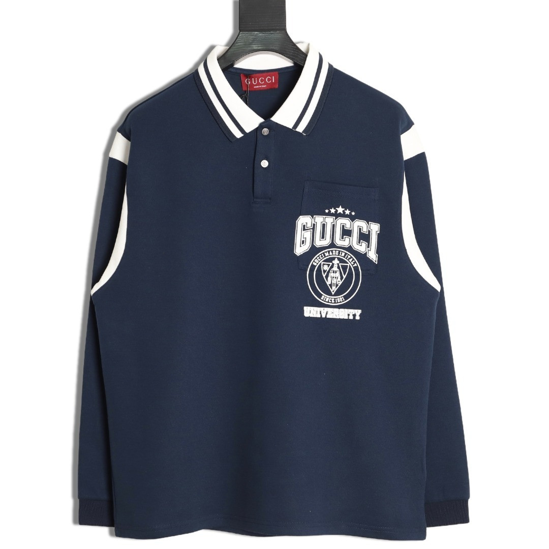 Gvc*1 Long-sleeved Polo Shirt