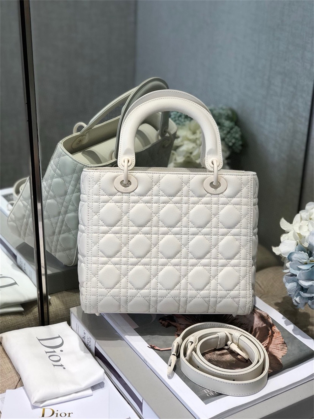 Medium Lady D10r Bag  9.5 x 8 x 4.5 inches