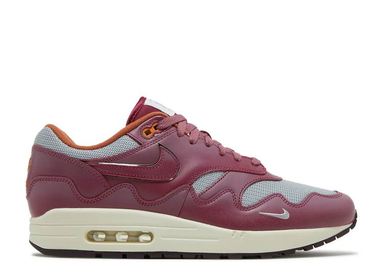 UA NIKE PATTA X AIR MAX 1 'RUSH MAROON'