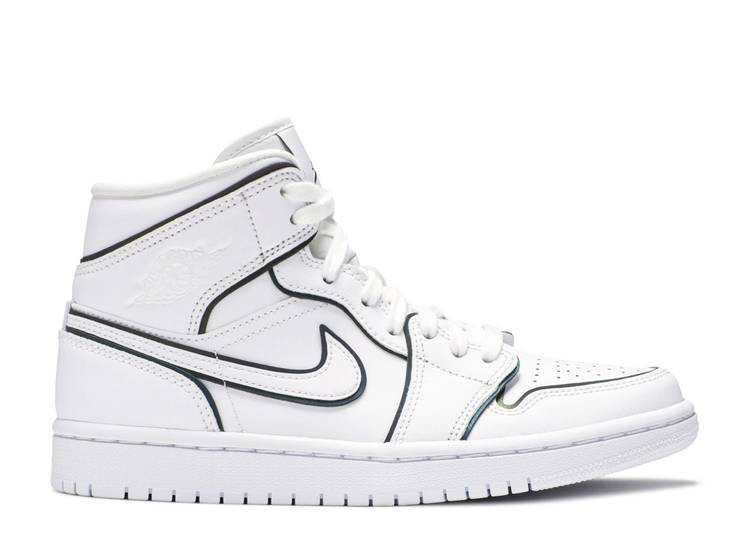 UA WMNS AIR JORDAN 1 MID SE 'IRIDESCENT TRIM' REFLECTIVE