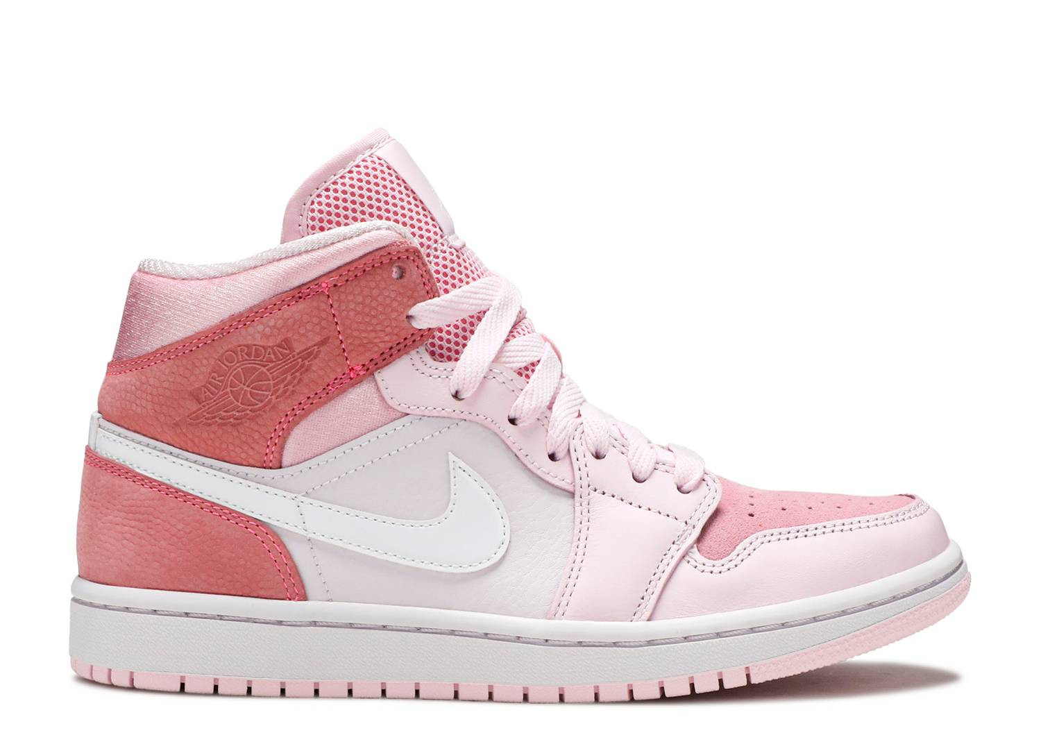 UA WMNS AIR JORDAN 1 MID 'DIGITAL PINK'