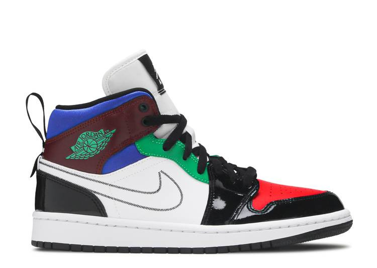 UA WMNS AIR JORDAN 1 MID SE 'MULTI-COLOR'