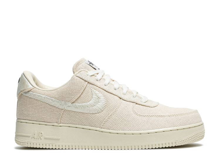 UA NIKE STUSSY X AIR FORCE 1 LOW 'FOSSIL'